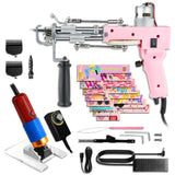 Tufting Gun Starter Kit with Carpet Trimmer - artufting 2 in 1 Cut Pile & Loop Pile Rug Tufting Gun - Easy-to-Use Rug Making Kit - Ideal for Craft Devotees, Crafting Studios & Social Media Creators