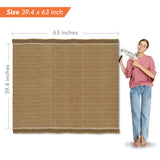 39" x 63" Tufting Burlap Cloth for Rug Tufting